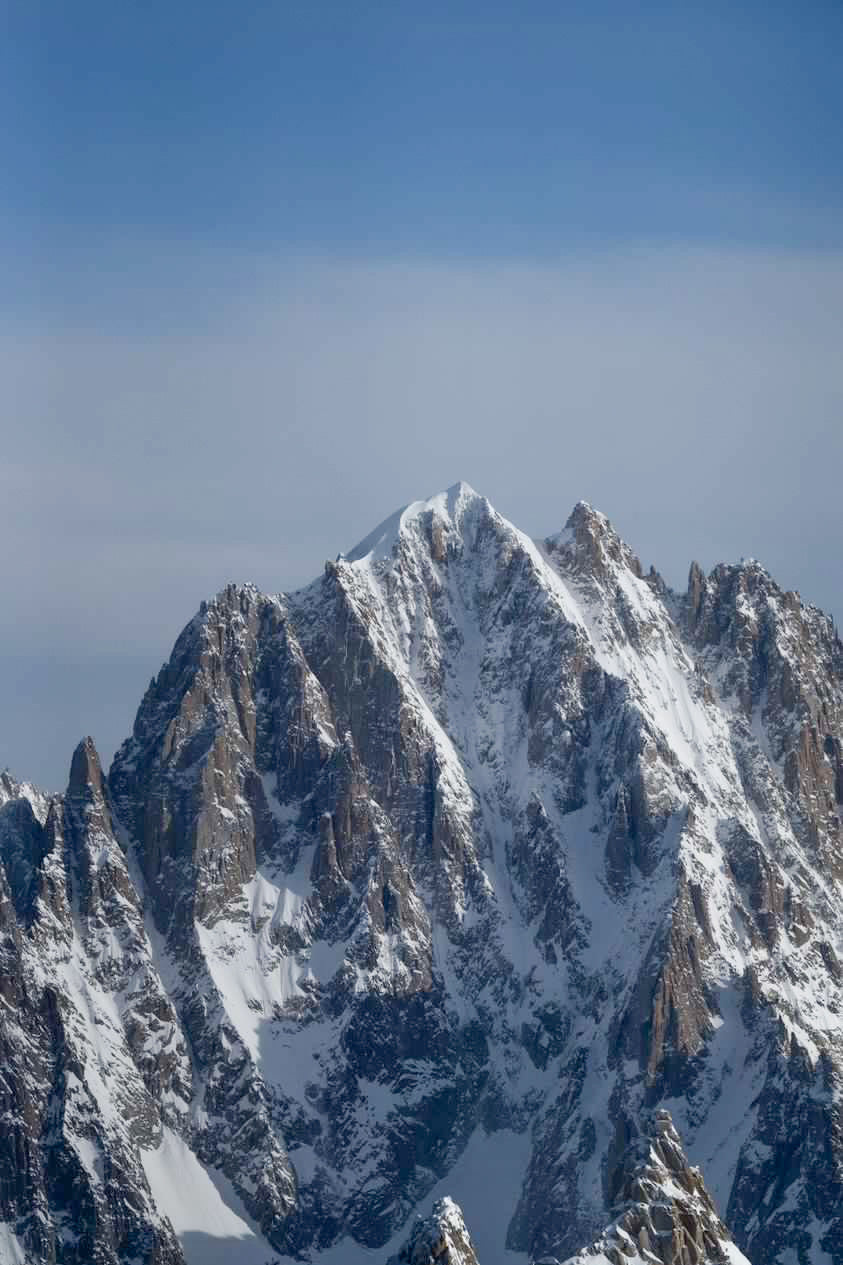 aiguille verte à chamonix