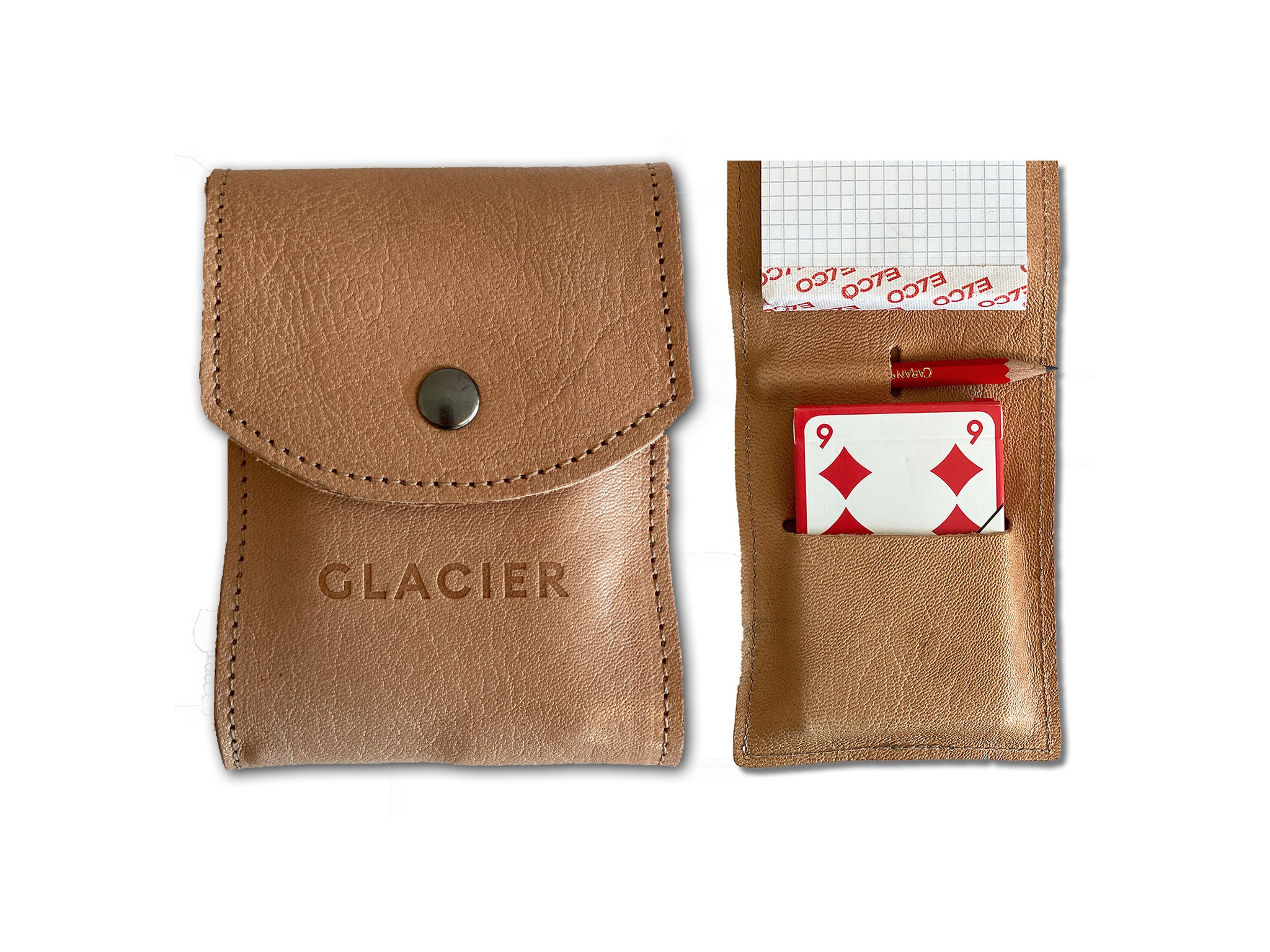 The Jass card game leather case